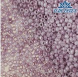 Zdjęcie - Koraliki TOHO Round Marbled Opaque White/Pink 8/0